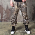 Fashion Men's Loose Camouflage Bundle Foot Pants Factory